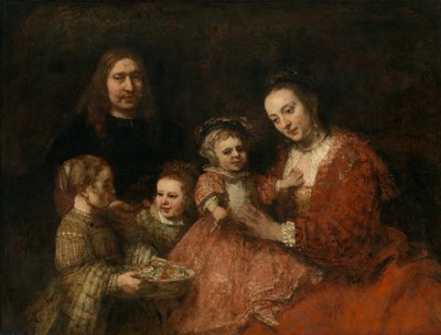 Ritratto di famiglia da Rembrandt van Rijn